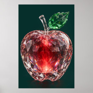 Affiche Pomme de Cristal — Récolte de Cristal