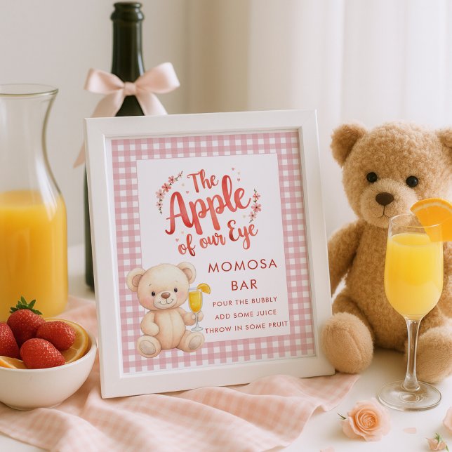 Affiche Pomme de l'oeil En vichy Momosa Barre de signes Ba (Créateur téléchargé)