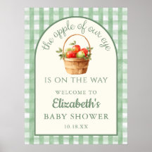 Pomme De Nos Yeux Panneau De Bienvenue Baby Shower