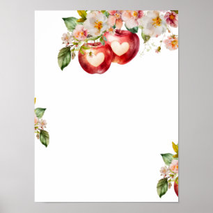 Affiche Pomme de notre oeil