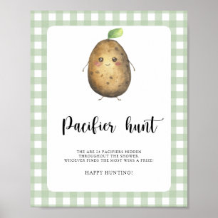 Affiche Pomme de terre - chasse au pacificateur jeu de bab