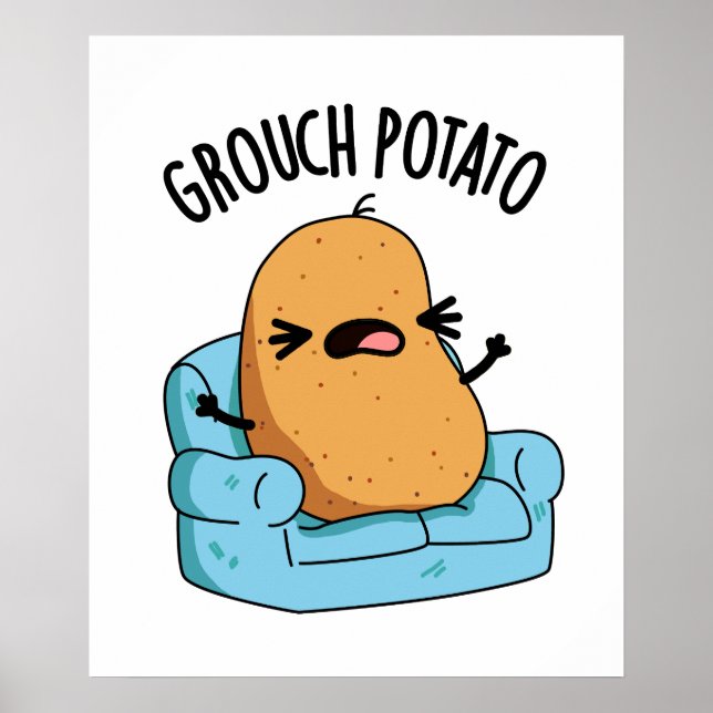 Affiche Pomme de terre de Groupement Fantaisie Veggie Puns (Devant)
