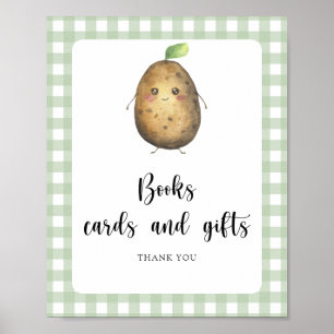 Affiche Pomme de terre - livres cartes et cadeaux