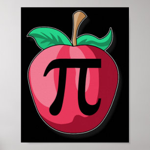 Affiche Pomme Pi Funny Enseignant Math Thanksgiving Jour G