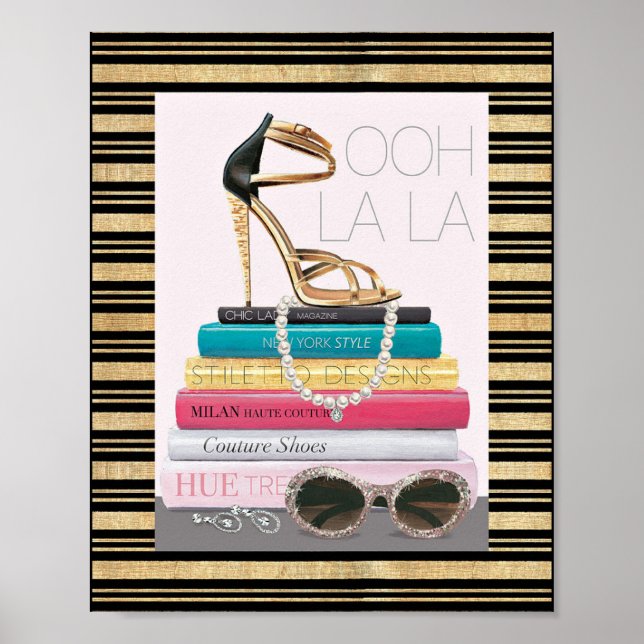 Affiche Pomme sauvage | Ooh La La - Stiletto Glamour (Devant)