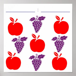 Affiche pommes