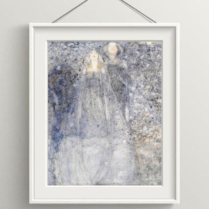 Affiche Pommes d'argent Margaret MacDonald Mackintosh 