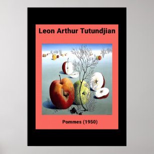 Affiche Pommes de Leon Arthur Tutundjian (1950)
