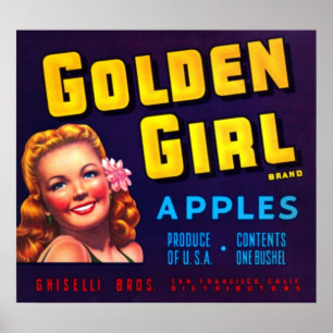 Affiche Pommes d'or de fille