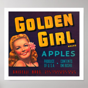 Affiche Pommes d'or de fille
