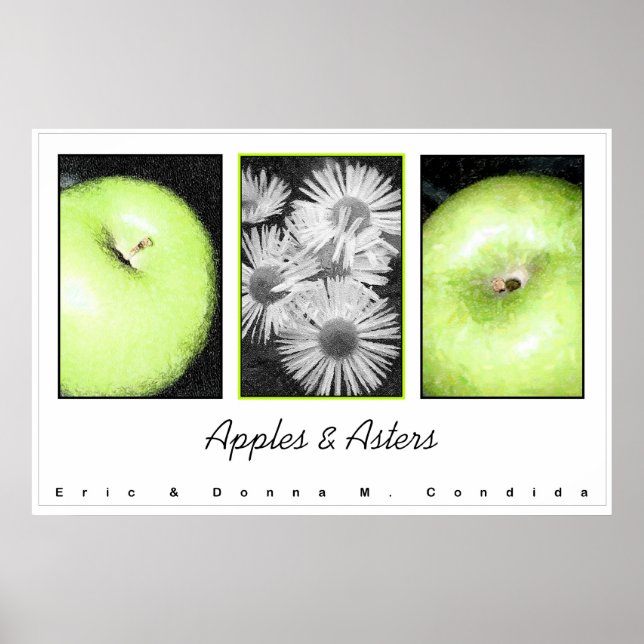 Affiche Pommes et astres (Devant)