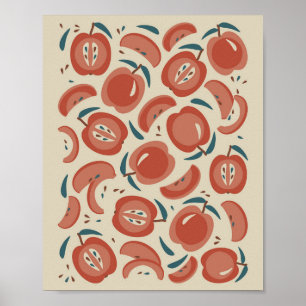 Affiche Pommes, pommes et pommes