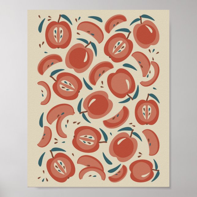 Affiche Pommes, pommes et pommes (Devant)