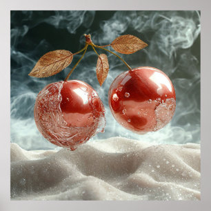 Affiche Pommes rouges