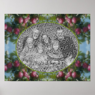 Affiche Pommes Rouges Sur Arbre Ajouter Votre Photo