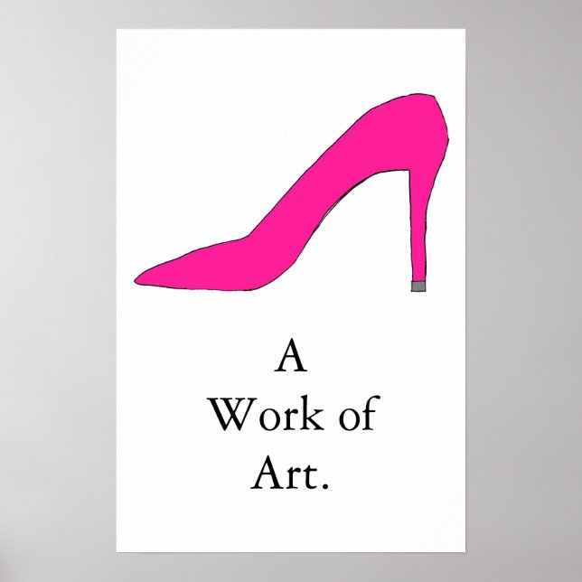 Affiche Pompe rose chaude (Devant)