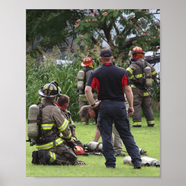 Affiche Pompier (Devant)