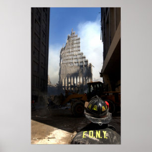 Affiche Pompier et reste