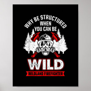Affiche Pompier Wild Wildland