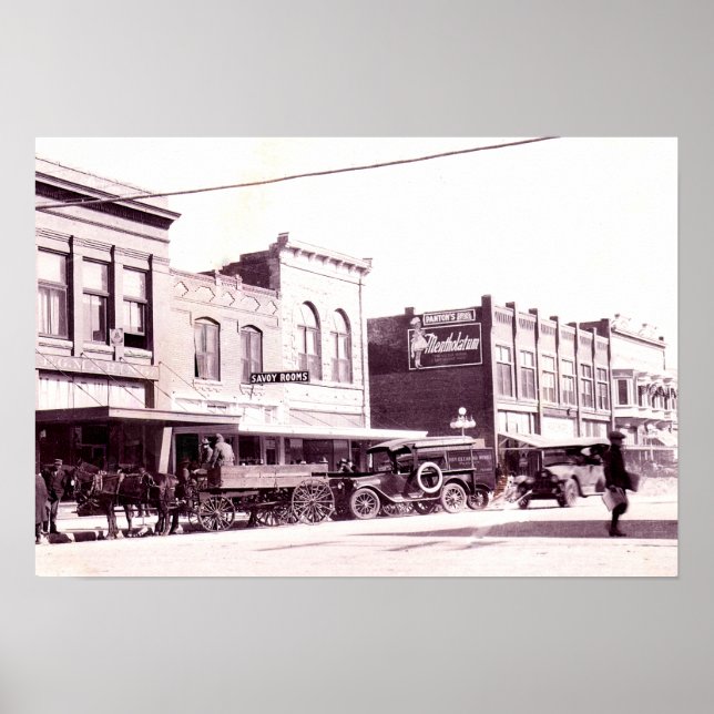 Affiche Ponca City Oklahoma vers 1930 (Devant)