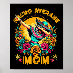 Affiche Poncho de maman mexicaine Mama Dia De Los Muertos 