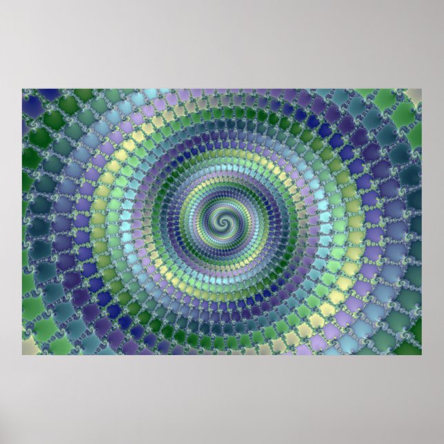 Affiche Pondering - Fractal (Devant)