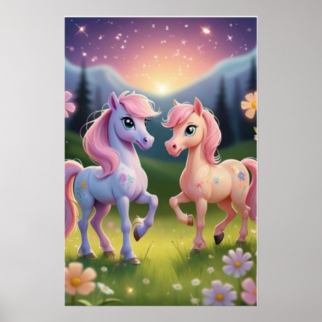 Affiche Poneys (Devant)