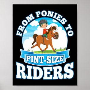 Affiche Ponies Pour Pint-size Circuits Artistiques Équitat