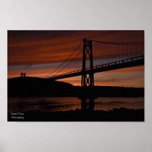 Affiche Pont à Sunset