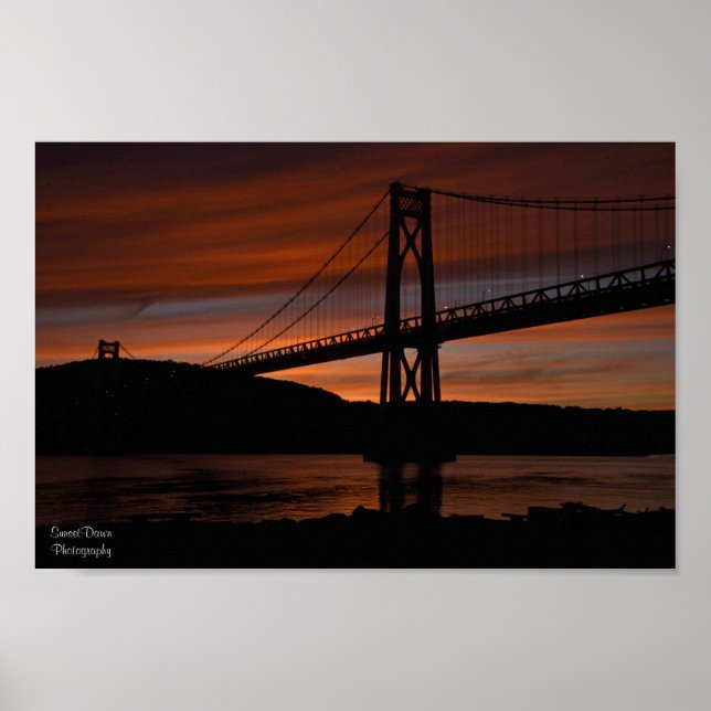Affiche Pont à Sunset (Devant)