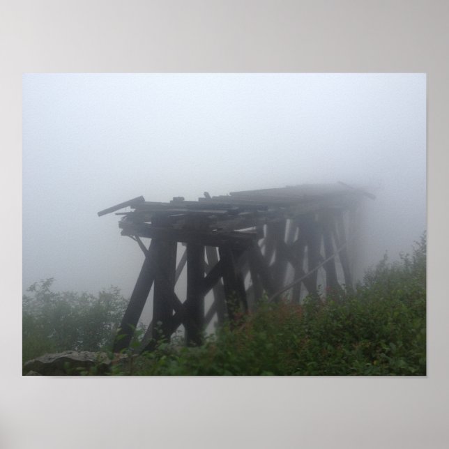 Affiche Pont abandonné au-dessus du goulet des chevaux mor (Devant)
