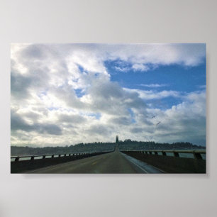 Affiche Pont Astoria-Megler, Astoria, Oregon