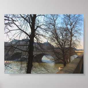 Affiche Pont au-dessus de la Seine