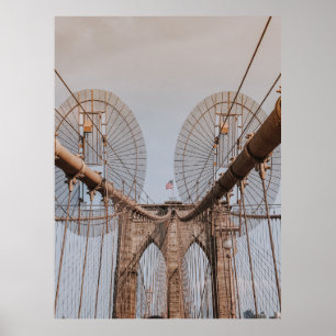 AFFICHE PONT BROOKLYN NEW YORK