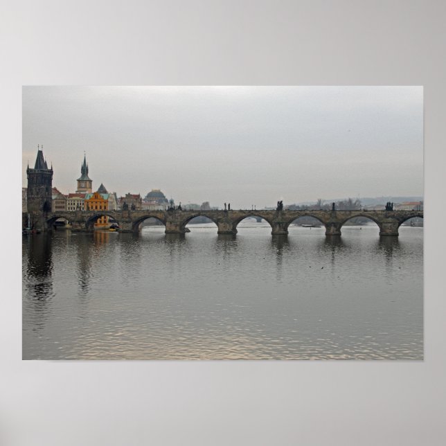Affiche Pont Charles, Prague (Devant)