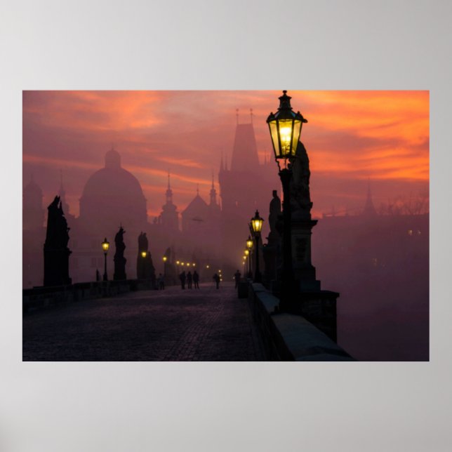 Affiche Pont Charles Prague (Devant)
