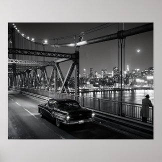 Affiche Pont Classique de Film Noir