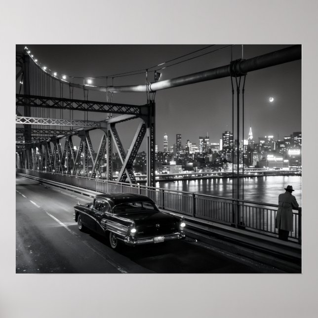 Affiche Pont Classique de Film Noir (Devant)