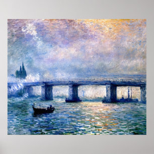 Affiche Pont Claude Monet Charing Cross (1903)