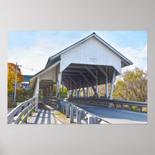 Affiche Pont couvert de Miller's Run, Lyndon, Vermont