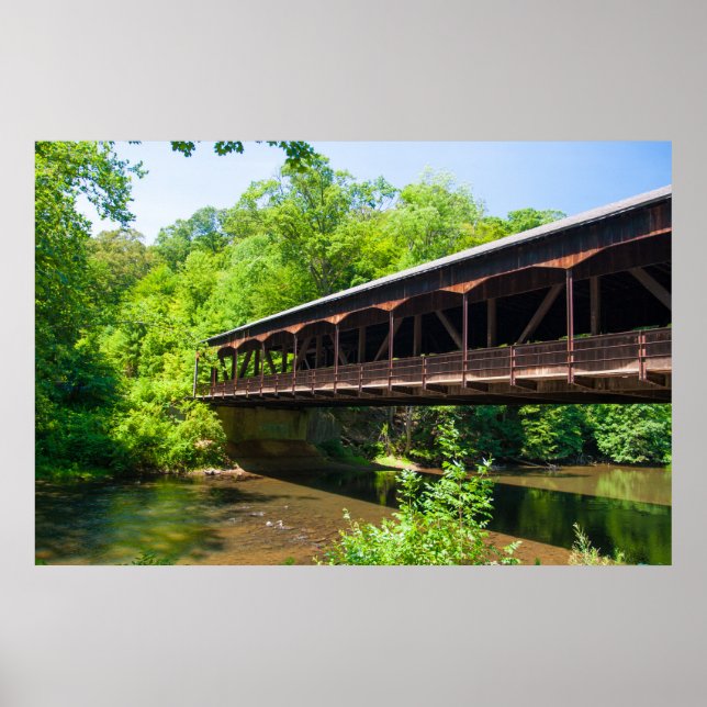 Affiche Pont couvert, Mohican State Park, Ohio (Devant)