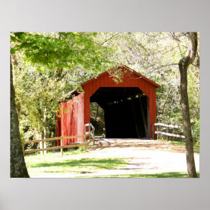 Affiche Pont couvert pittoresque
