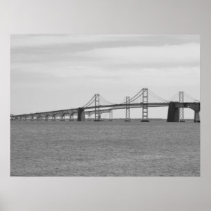 Affiche Pont de baie de chesapeake
