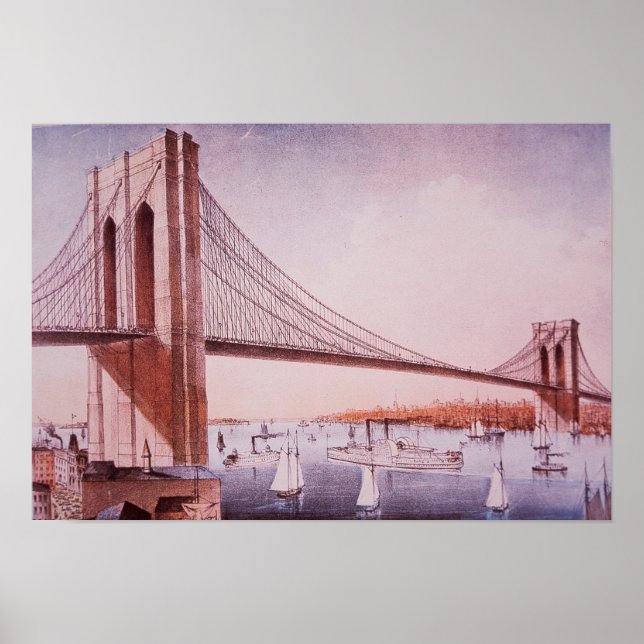 Affiche Pont de Brooklyn (Devant)