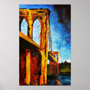 Affiche Pont de Brooklyn à Utopie 2009