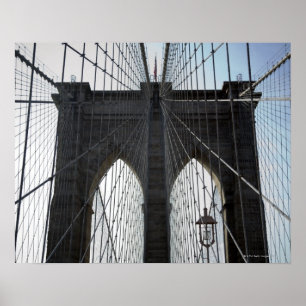 Affiche Pont de Brooklyn, New York, NY Etats-Unis