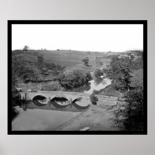 Affiche Pont de Burnside près d'Antietam 1862