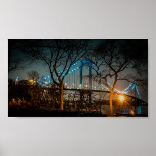 Affiche Pont de cou de NYC Throgs