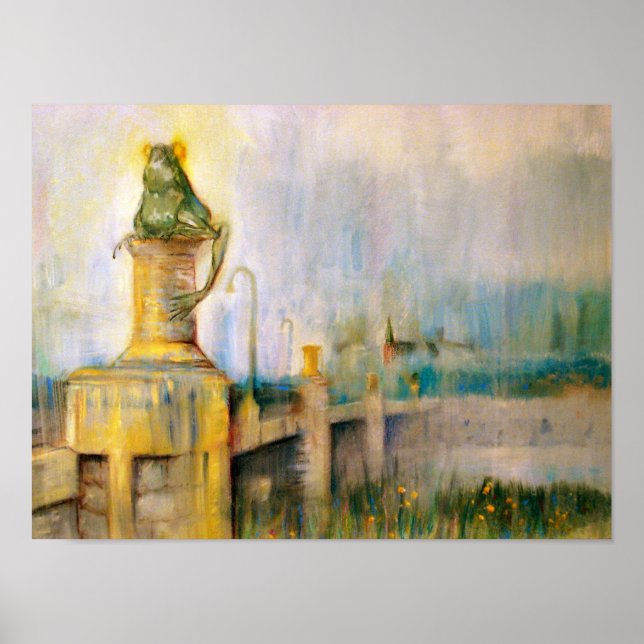 Affiche Pont de grenouille du comté de Windham, CT (Devant)