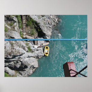 Affiche Pont de Kawarau Bungy POV, Queenstown, Nouvelle-Zé